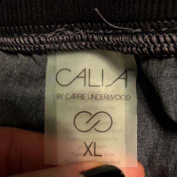 NEW CALIA Anywhere Cuff Shorts Gray Cavier Heather Womens Size XL - Picture 7 of 9